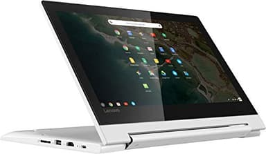 2020 Lenovo 2-in-1 11.6" Convertible Chromebook Touchscreen Laptop Computer/Quad-Core MediaTek MT8173C (4C/ 2X A72 + 2X A53)/ 4GB Memory/ 32GB eMMC/ 802.11ac WiFi/Bluetooth/Type-C/White/Chrome OS