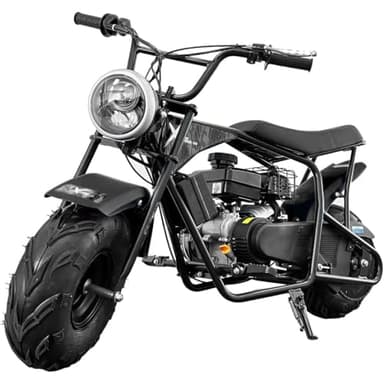 XtremepowerUS Mini Bike 4-Stroke Gas Prowered Off Road Trail Bike Dirt Mini Motorcycle Ride on 99cc 3.5HP Blue (Black)