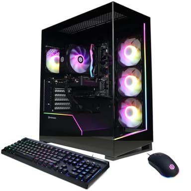 CyberPowerPC Gamer Xtreme VR Gaming PC, Intel Core Ultra 5 225F 3.3GHz, GeForce RTX 5060 Ti 8GB, 16GB DDR5, 2TB PCIe 4.0 SSD, WiFi Ready & Windows 11 Home (GXiVR8060A35)