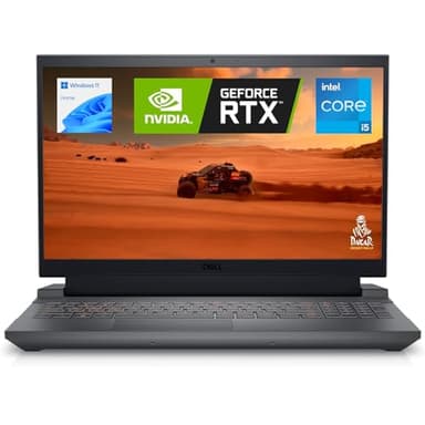 Dell G15 5530 Gaming Laptop, 15.6" FHD 165Hz Display, Intel Core i5-13450HX, 16GB DDR5 RAM, 2TB SSD, NVIDIA GeForce RTX 4050 6GB GDDR6 Graphics, 100% sRGB, WiFi 6, Windows 11 Home - Dark Shadow Gray