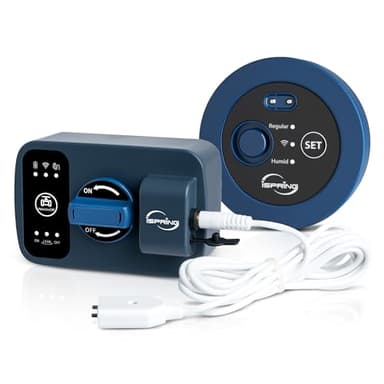 iSpring LS43WL Smart Leak Shut-Off System, Automatic Water Leak Detector with 1 Wired & 1 Wireless Sensor, Whole-Home Water Damage Protection, 1" MNPT + 3/4" FNPT