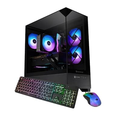 iBUYPOWER Element SE Gaming PC Desktop Computer Intel Core i5 14400F CPU, NVIDIA GeForce RTX 5050 8GB GPU, 16GB DDR5 RGB 5200MHz RAM, 1TB NVMe SSD, Windows 11 Home, Gamer Keyboard, Mouse - ESI5N5501