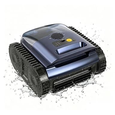 (2026 Upgrade) Cordless Robotic Pool Cleaner, 180 Mins Runtime Robotic Pool Vacuum for Inground Pools, Wall & Waterline Climbing Automatic Pool Vacuum with Sonar Navigation, Pool Up to 2150 Sq.ft