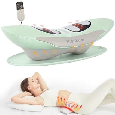 Hidokam Smart Lower Back Massager with Soothing Warm Therapy & Air Traction – Spinal Decompression Device for Sciatica Relief, Lumbar Pressure & Stiffness - Ideal Gift for Parents & Loved Ones