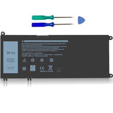 56WH 33YDH Replacement Dell G3 17" Laptop Battery for Dell Inspiron 17 7000 7786 7778 7779 7773 15 7577 G3 3579 3779 G7 7588 G5 5587 Latitude 13 3380 14 3490 15 3590 3580 PVHT1 P30E 81PF3 081PF3 PC.