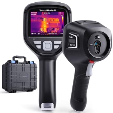 Thermal Master Handheld Thermal Imager, 640×480 3.5" IPS Screen, 512×384 X³ IR Resolution, -4℉ to 1022℉, Infrared Imager with Fusion Imaging, Thermal Imaging Camera with 2MP Visual Camera(Thor 002)