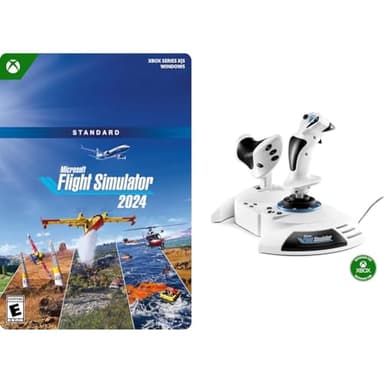 Thrustmaster Hotas One + Microsoft Flight Simulator 2024 Standard [Digital Code] – Play on Xbox Series X|S and Windows PC