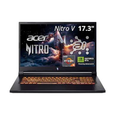 acer Nitro V 17.3" FHD IPS Gaming Laptop ANV17-41-R8ML NVIDIA GeForce RTX 5060 16GB RAM 512GB Storage