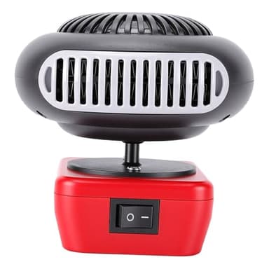 Luocute Battery Powered Heater, 200W 2 Gears 360 Degree Rotation Rechargeable Battery Powered Space Heater Cordless with 2 USB Output Ports for Camping Indoor Car Defroster