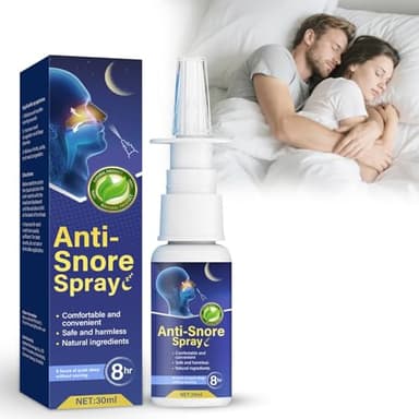 Anti Snoring Spray, Fast Helps Open The Throat & Air Passage While Sleeping, Effective Snoring Solution for Better Breathing Comfort
