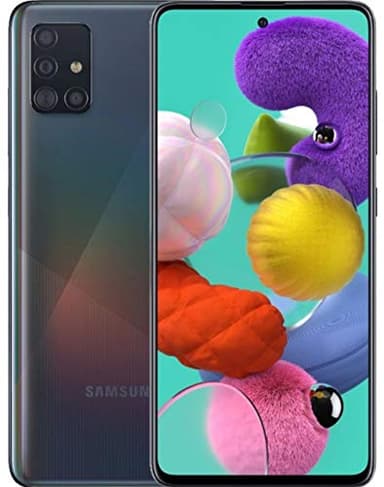 Samsung Galaxy A51 SM-A516U 5G Fully Unlocked - 128GB - Prism Crush Black - (Renewed)