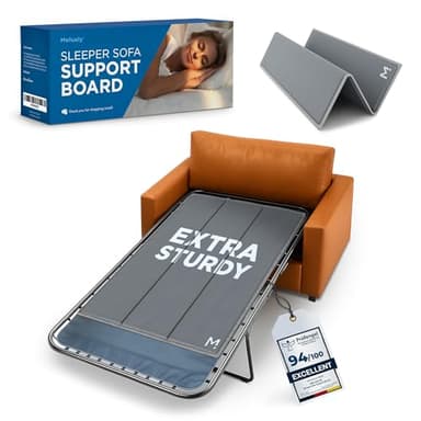 Meliusly Sleeper Sofa Support Board Twin Size (36x48) Heavy Duty Wood Sofa Bed Board for Pull Out Couch, Foldable Mattress Support Under Mattress Bar Shield, Sofa Bed Support, Folding Bed Board