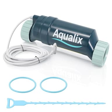 Aqualix Salt Cell Replacement for Hayward T-Cell-9 / W3T-Cell-9, 25,000 Gallon In-Ground Pool Salt Chlorination Cell, Compatible with AquaRite, SwimPure Plus, AquaRite Pro, ProLogic, OmniLogic