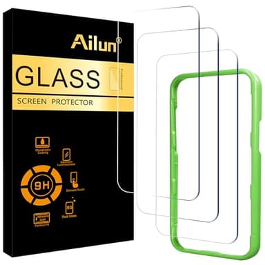 Ailun 3 Pack Screen Protector for iPhone 17 / iPhone 16 Pro [6.3 inch] with Installation Frame, Dynamic Island Compatible, Case Friendly[Not for iPhone16/16Plus/16Pro Max/17Pro/17Pro Max/Air]