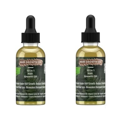 10 in 1 Hair Growth Oil (2 Oz) | Formulated With African Chebe Powder For Extreme Hair Growth, 2 Fl Oz (Pack of 1)