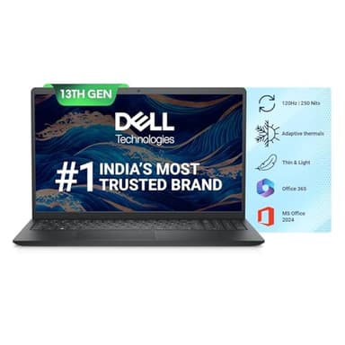 DELL Inspiron 15 3530 Business Laptop, 15.6" FHD Touchscreen, Intel Core i5-1334U, 16GB RAM, 1TB SSD, Lifetime Microsoft Office 2024, Webcam, HDMI, Wi-Fi 6, Windows 11 Pro, Black