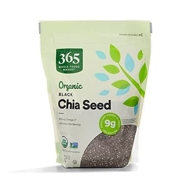 365 by Whole Foods Market, Organic Black Chia Seeds, 15 Ounce