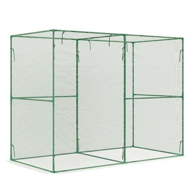 BPS Crop Cages for Garden Plant, 8x4x6 Ft Plant Netting Protection Tent with Zippered Door for Plants, Raised Garden Bed Cover with Frame for Vegetables, Fruits and Flowers