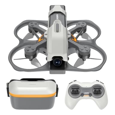 CADDXFPV Protos FPV Drone RTF Kit, Built-in Walksnail 6g VTX, 1080p/60fps HD Digital Video Transmission, 4.5" FPV Goggles Screen, 3-in-1 Charging Hub for 3 Batteries, Supports 3 Flight Modes, Perfect FPV Gift for Beginners & Freestyle Racing