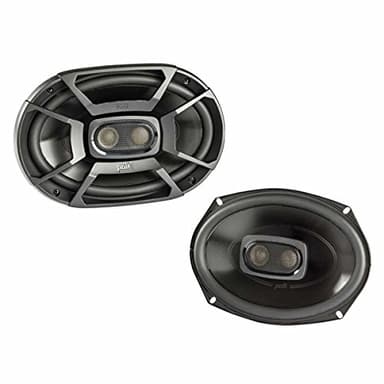 Polk Audio DB692 DB+ Series Coaxial Marine 6x9 Speaker for Car & Boat, 3 Way Car Audio, 30-22kHz Frequency Response, Polypropylene Woofer Cone & 1/2" Silk Dome Tweeter, Easy Installation