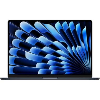 2023 Apple MacBook Air with Apple M2 Chip with 8-Core CPU/10-Core GPU (15-inch, 8GB RAM, 256GB SSD Storage) (QWERTY English) Midnight (Renewed)