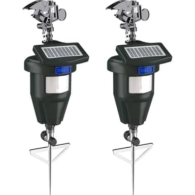 Motion Activated Sprinklers for Yard - Cat & Deer Repellent Devices, Raccoon & Dog Deterrent, Skunk & Cat Repellent for Yard, Scarecrows for Outside, Yard Maintenance Must Haves (2 Pack)