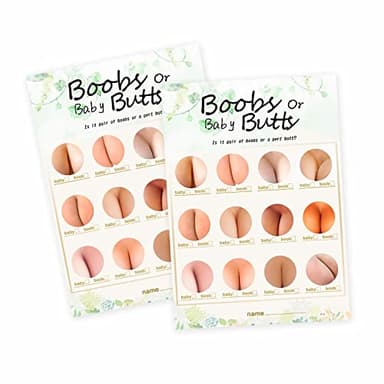 OLOUTAB 30 Baby Shower Games for Boy or Girl-Gender Neutral,Hilarious,Fun and Easy to Play,with Answer Keys