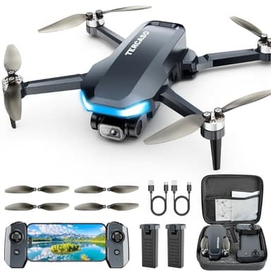 GPS Drone with Camera for Adults - 2K HD Camera FPV Live Video, GPS Drone with Auto Return, Brushless Motor, Foldable Quadcopter, Follow Me, Headless Mode Remote Control for Kids Toys Gifts or Beginners