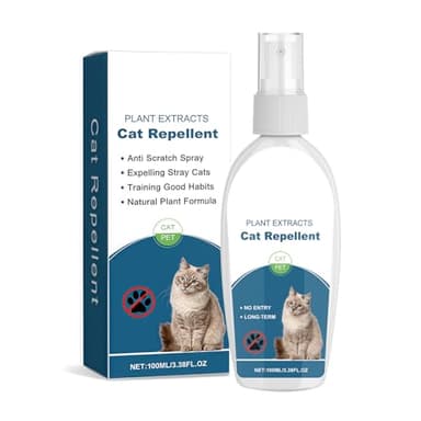 iALTERLL Cat Deterrent Spray Natural Safe Cat Repellent Indoor & Outdoor, Effective Training Aid, Anti-Scratch Deterrent for Furniture, Sofas, Rugs, Citrus cat Deterrent Spray Non-Toxic (Blue)