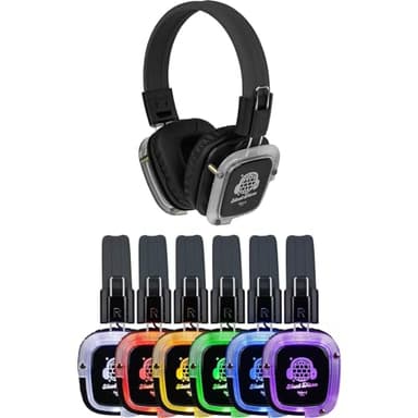 Talent Prism Silent Disco Headphones with Color Changing