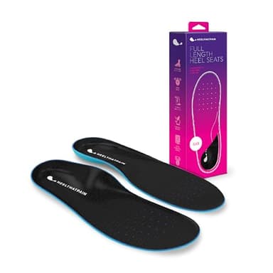 Heel That Pain® High Arch Sole Seats® Insoles for Plantar Fasciitis, Heel Spurs and Heel Pain with Fascia-Bar® Technology, Orthotic Inserts - XL (Women's 11-12, Men's 9.5-11)