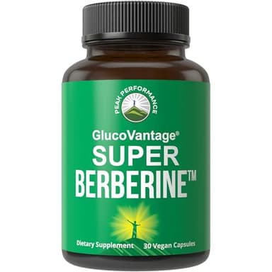 Dihydroberberine Super Berberine Supplement - GlucoVantage® 200mg Now 5X More Effective Than Regular Berberine HCL Powder Capsules. Metabolism Support Keto Friendly Plus Vegan Extract Pills