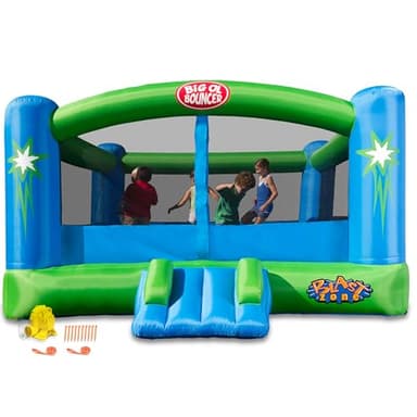 Blast Zone Big Ol Bouncer Inflatable Bounce House w/Blower - Huge - Premium Quality - 6 Players