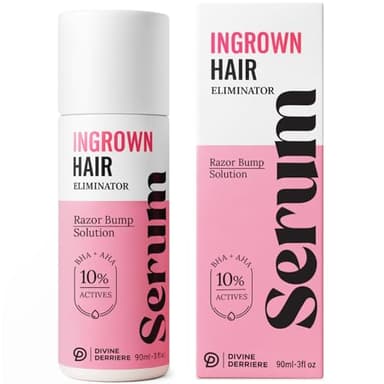 Razor Bump Stopper with Dark Spot Remover, Ingrown Hair Treatment for Bikini Area and Razor Bumps Treatment - Salicylic Acid After Shave Solution for Ingrown Hairs & Razor Burns