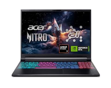 acer Nitro V 16S AI Gaming Laptop | NVIDIA GeForce RTX 5060 GPU | AMD Ryzen 7 260 Processor | 16" WUXGA IPS 180Hz Display | 32GB DDR5 | 1TB Gen 4 SSD | Wi-Fi 6 | ANV16S-41-R2AJ