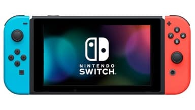 Nintendo Switch with Neon Blue and Red Joy-Con (Renewed)