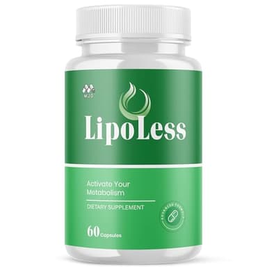 LipoLess Capsules, Official Lipo Less Supplement Pills with All Natural Ingredients, Advanced Formula for Optimal Health & Wellness Support with Premium Vitamins for Active Women & Men (60 Capsules)