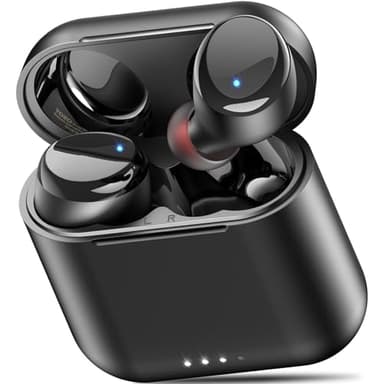 TOZO T6 Wireless Earbuds, Bluetooth Ear Buds, Stereo Sound in Ear Headphones, 50 Hours Playtime, AI Clear Call, Wireless Charging Case, APP Customizable EQs, IPX8 Waterproof Earphones
