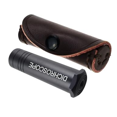 Heavy Duty Calcite Dichroscope Gemstone Tester Trichoic Pleochroic Colors Gemstone Identification Gemstones Gemological Testing Diamond Jeweler Tool Metal Body Gemology