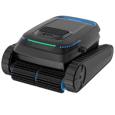 AIRROBO Cordless Robotic Pool Cleaner for Inground & Above Ground Pools, Smart Zigzag Navigation, Floor, Wall & Waterline Cleaning, 5000 GPH