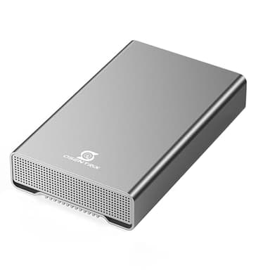 OSENTRiX GX100 10TB USB 3.2 Gen 2 USB-C External Hard Drive with USB Hub for Windows or MacOS Desktop PC/Laptop - 2 Year Warranty