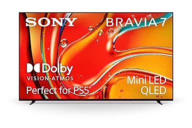Sony 55 Inch Mini LED QLED 4K Ultra HD TV BRAVIA 7 Smart Google TV with Dolby Vision HDR and Exclusive Features for PlayStation®5 (K-55XR70)