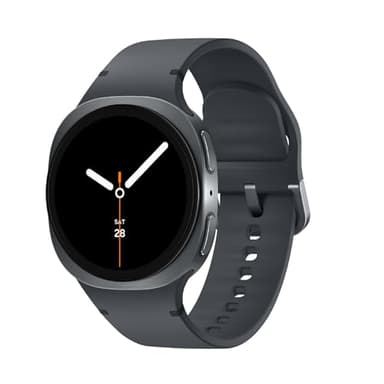 Samsung Galaxy Watch 8 (2025) 40mm Bluetooth Smartwatch, Cushion Design, Fitness Tracker, Sleep Coaching, Running Coach, Energy Score, Heart Rate Tracking, Graphite [US Version, 2 Yr Warranty]