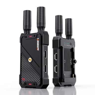 Wireless HDMI Transmitter and Receiver,1080P Full HD Wireless Video Transmission System with Loop Out,1300FT Los Range,0.05s Delay,for Streaming from DSLR,Laptop,Setop Box to TV/Projector IR Support