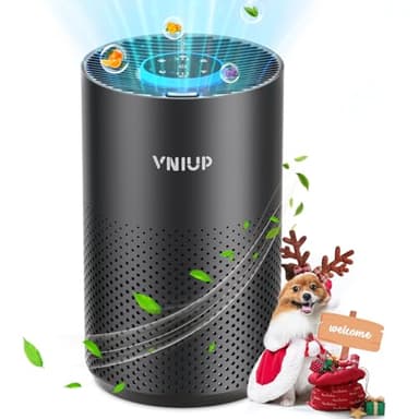 Air Purifiers for Bedroom Home up to 1350 ft² - Vniup H14 True HEPA Room Air Purifiers for Bedroom, with Fragrance Function Sleep Mode& Light Mode Air Cleaner for Pet Dander Odor Dust Smoke