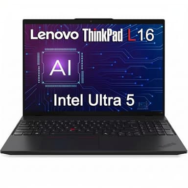 Lenovo ThinkPad L16 Business Enterprise AI PC Laptop, 16" FHD+, Intel 12-Core Ultra 5 225U (> Ultra 7 155U), 2x Thunderbolt 4, IST Computer Customized 16GB/32GB/64GB RAM, 512GB/1TB/2TB SSD, Win 11 Pro