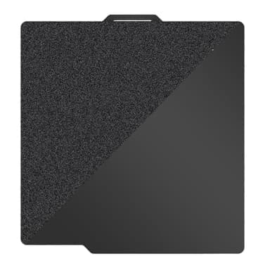 SAHVAIM Double Sided Black PEI Build Plate for Bambu Lab X2D/P2S/X1/X1C/X1E/P1P/P1S/A1, Smooth PEI+Textured PEI Spring Steel Sheet Plate Flexible Platform 257x257mm for Bambu Labs 3D Printers