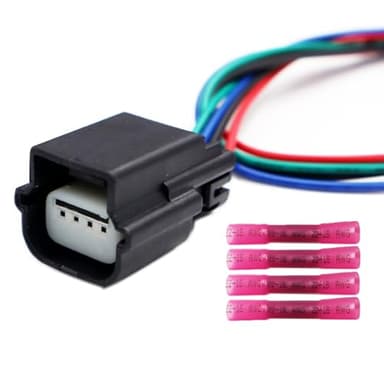 LIZAPUS 4-Pin Taillight Tail Light LED Bulb Unit Connector Compatible with Cadillac ATS and XTS 2013-2019 Harness Pigtail Plug Harness 13579168 84198978 19299696