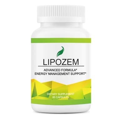Aimacro Lipo-zem Fat-Burning Supplements, Support Natural Weight Management, Third-Party Tested, Vegan, Gluten Free, Non GMO, 60 Capsules