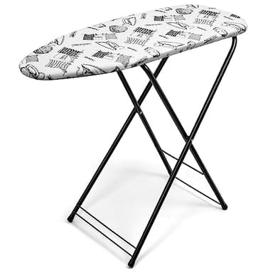 Duwee 13"×35" Ironing Board Small with Heat Resistant Cover,Folding Compact Ironing Board,Light Weight,Easy to Storage